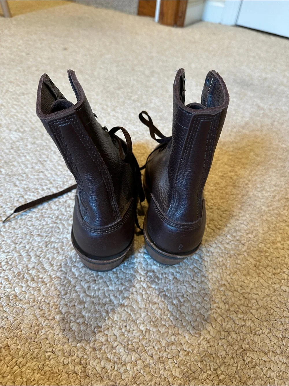 White’s Lady Packer Women's Dark Brown Leather Lace-Up Ankle Booties